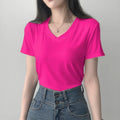 Blusa Camiseta T-shirt Basica lisa Simples Gola V