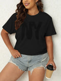 T-shirt Plus NYC Basica Com Pedraia