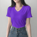 Blusa Camiseta T-shirt Basica lisa Simples Gola V