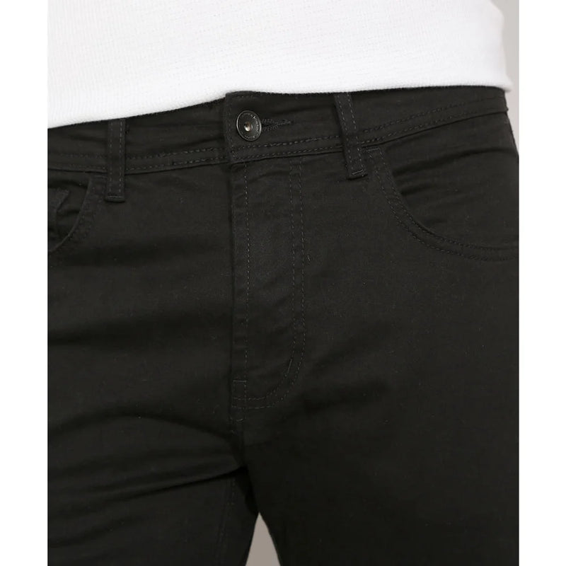 Calça preto Jeans Skinny Lucra Elastano Masculina Novo Tendencia 48AO58