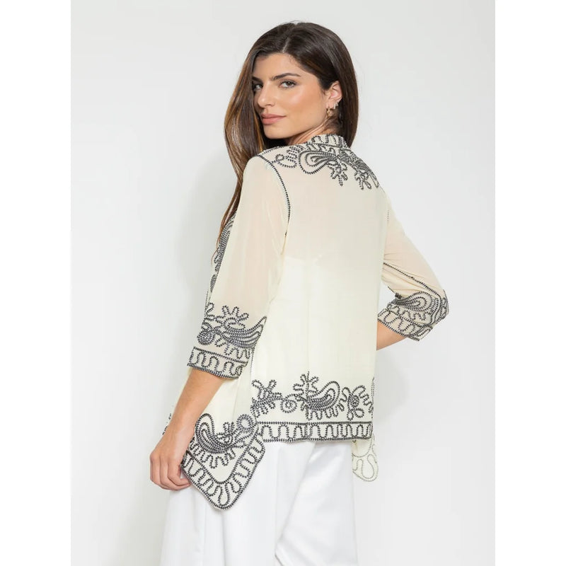 BLUSA RENDA BORDADO